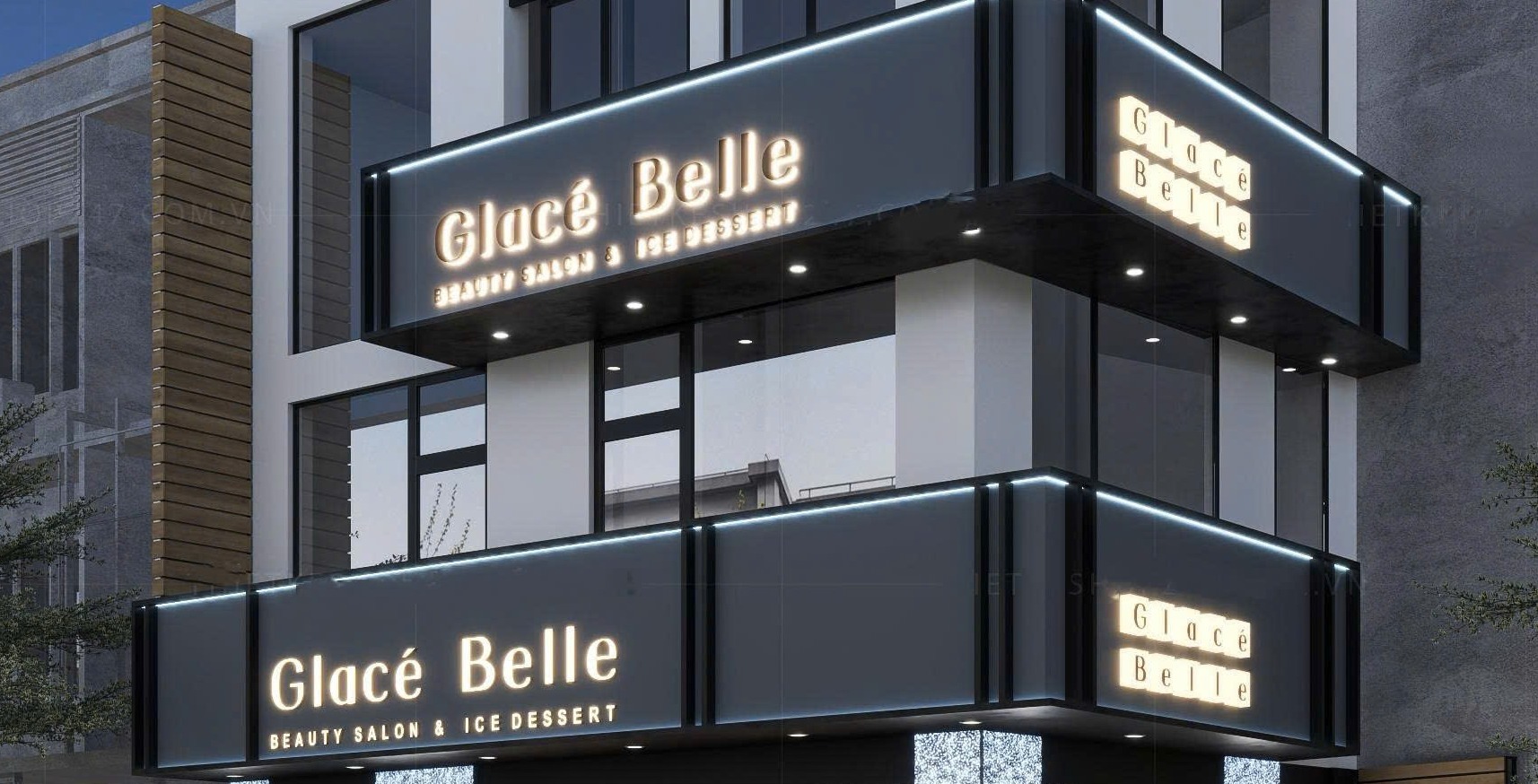 Glacé Belle Banner